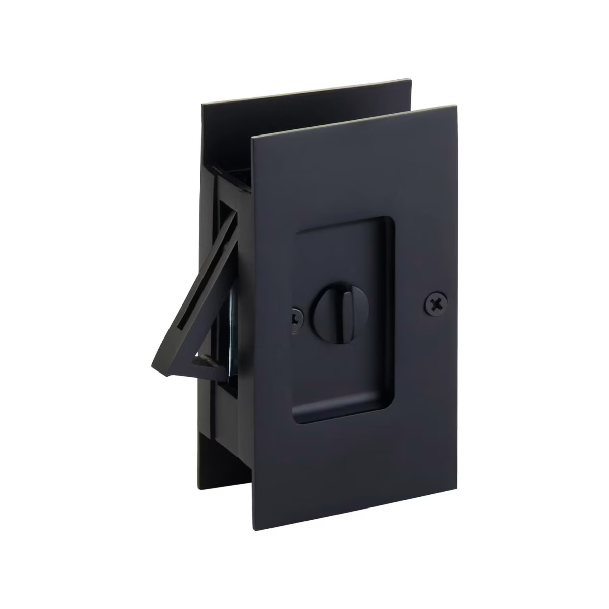 Modern Rectangular Pocket Door Lock