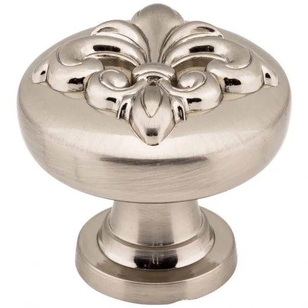 1-3/8" Diameter Fleur-de-lis Lafayette Cabinet Knob