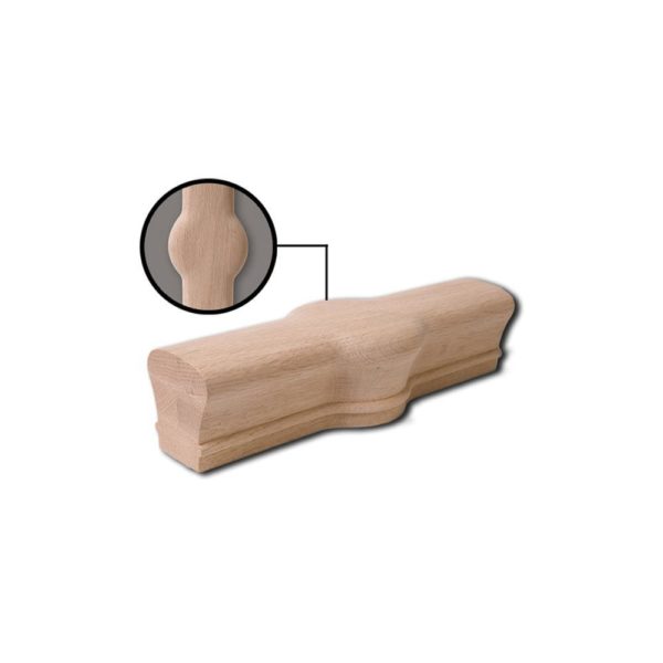 7220 Tandem Cap Wood Handrail Fitting