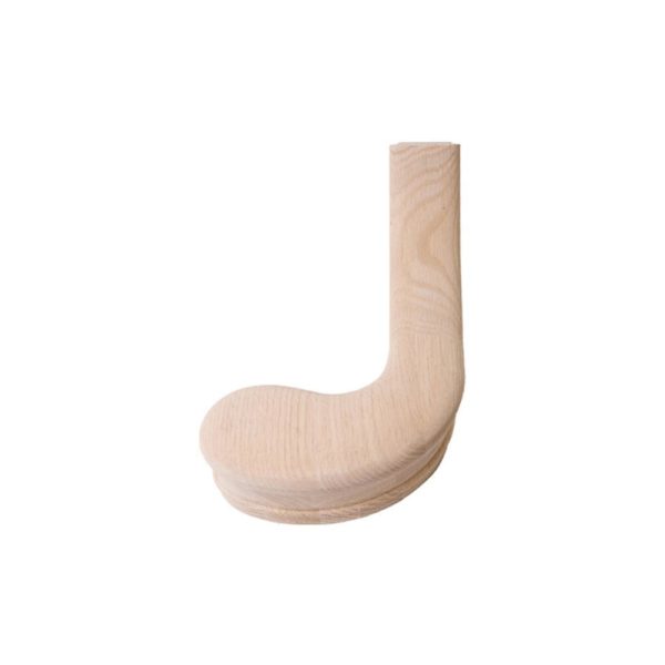 7240 Left Hand Turnout Wood Handrail Fitting