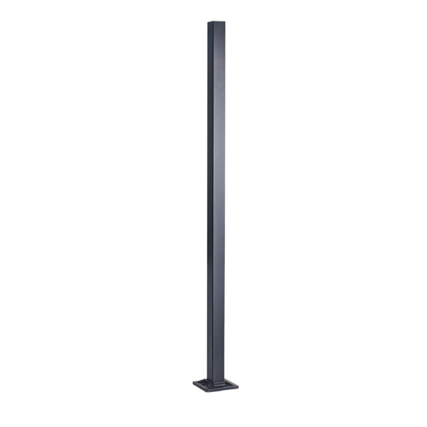 Square Post Options – 40 x 40 x 2 mm – Satin Black