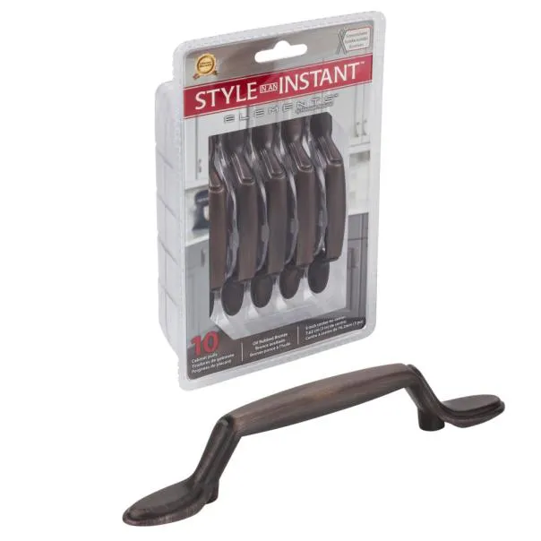 3" Center-to-Center Vienna Retail Packaged Cabinet Pull