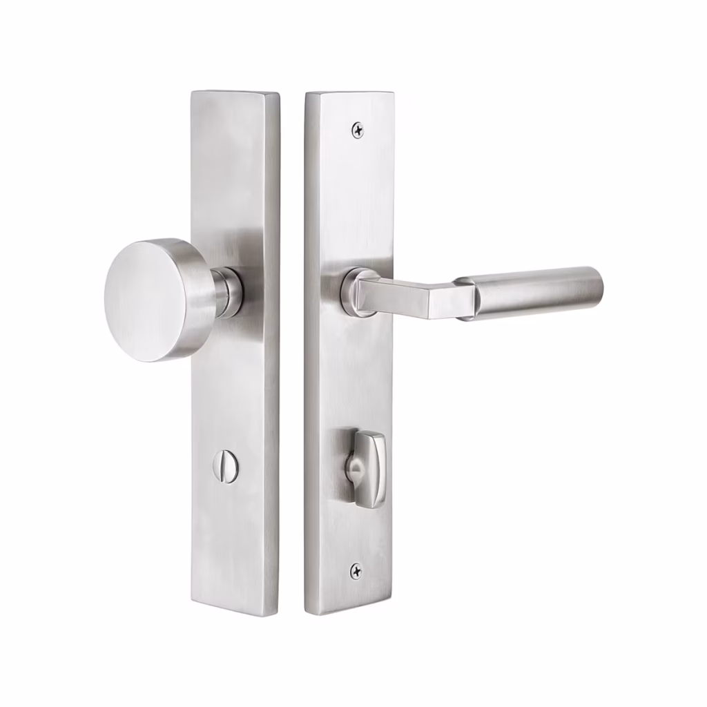 Stainless Steel Non-Keyed Stretto 2" x 10" Narrow Trim Sideplate Lock