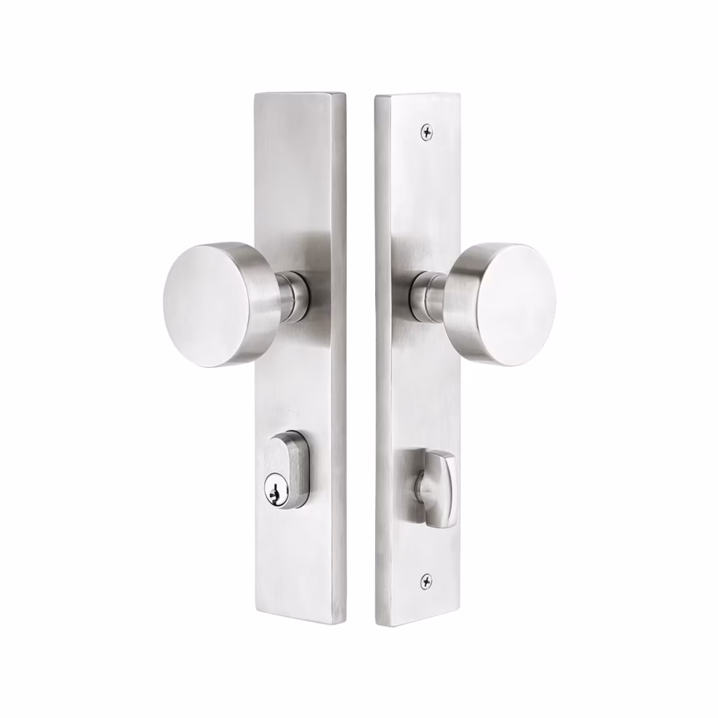 Stainless Steel Keyed Stretto 2" x 10" Narrow Trim Sideplate Lock