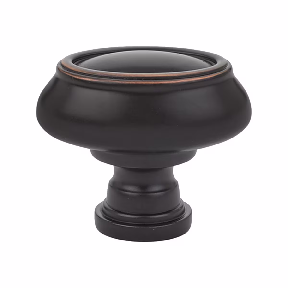 Geometric Oval Cabinet Knob