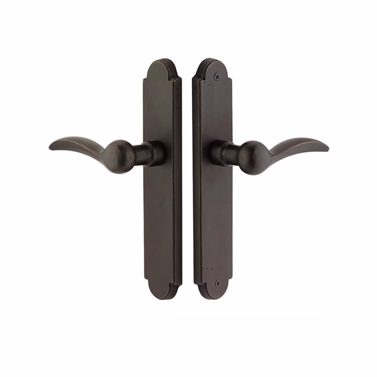 Sandcast Arched Stretto Non-Keyed 10" Overall Narrow Trim Sideplate Lock