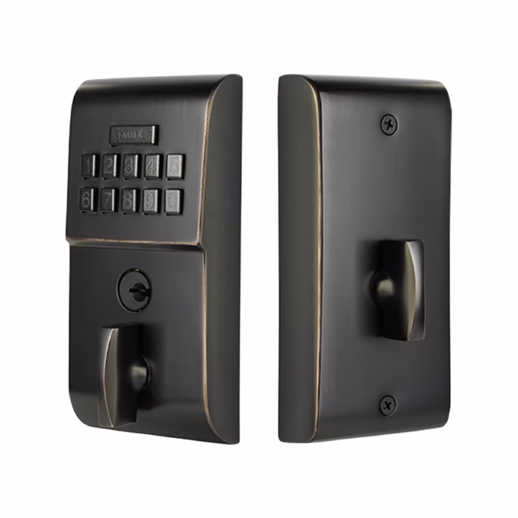 Modern Brass Keypad Deadbolt