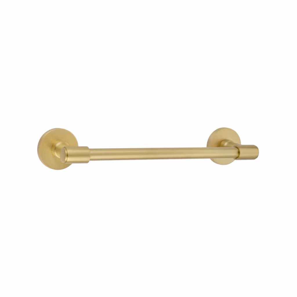 Transitional Brass Towel Bar