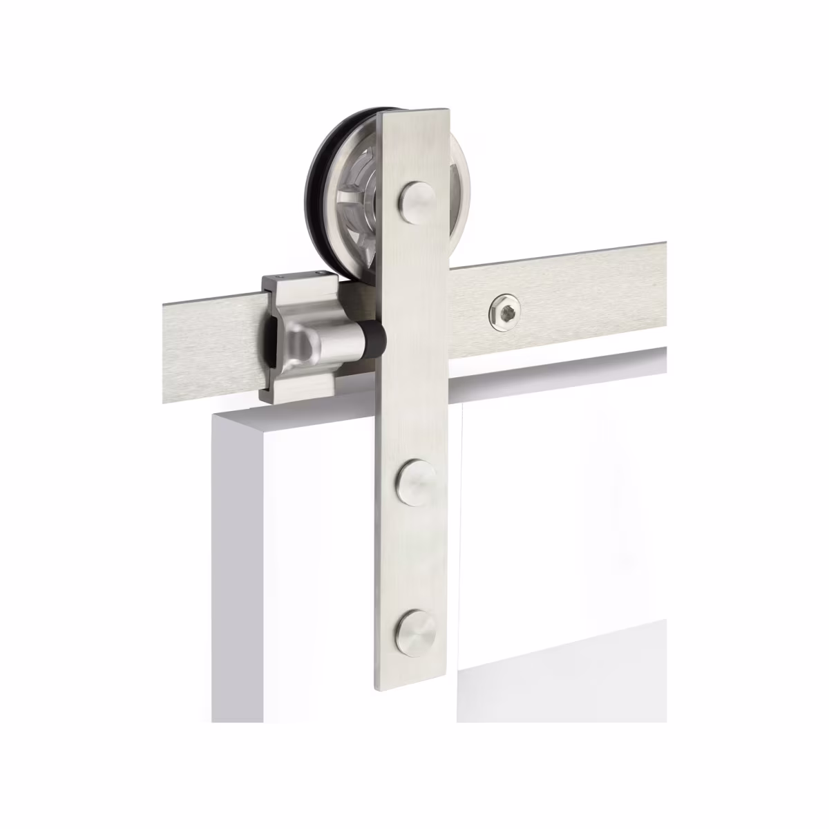 Stainless Steel Modern Rectangular Face Mount Hanger