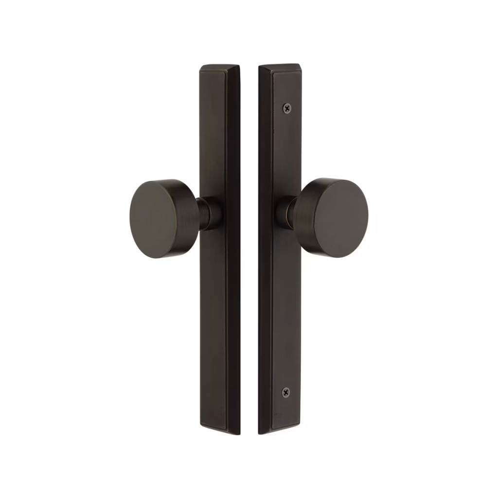 Sandcast Bronze Rectangular Stretto Non-Keyed 11" Overall Narrow Trim Sideplate Lock