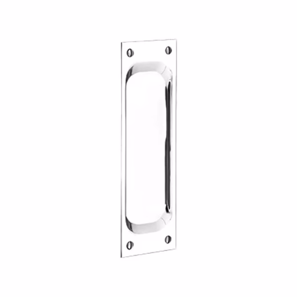 Classic Rectangular Flush Pull with Surface Screws