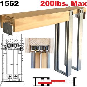 1562 Series Bypass Pocket Door Frame Kits