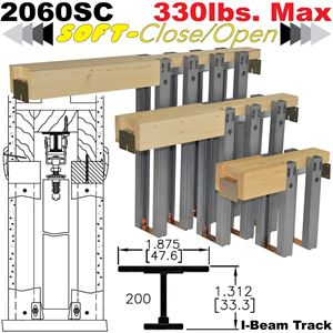 2060SC Series Heavy-Duty Soft-Close Pocket Door Frame Kits